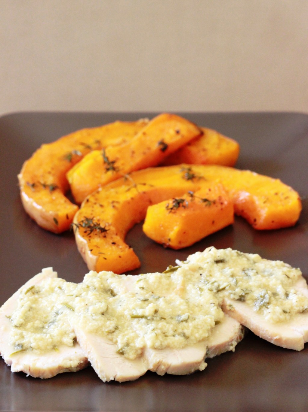 Tempo di coccole. Fesa di tacchino al latte e zucca al&nbsp;forno
