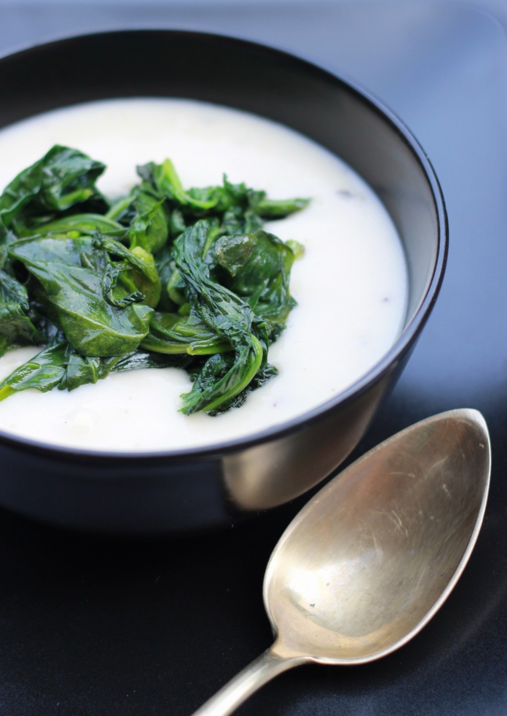 La pioggia di Giugno e la zuppa cremosa di fagioli e&nbsp;spinacini
