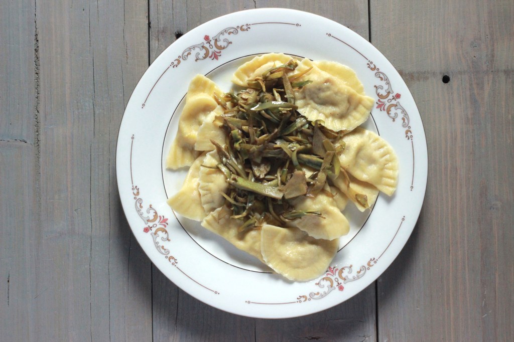 Prove tecniche di volo. Ravioli di pesce spada con carciofi alla&nbsp;vaniglia.
