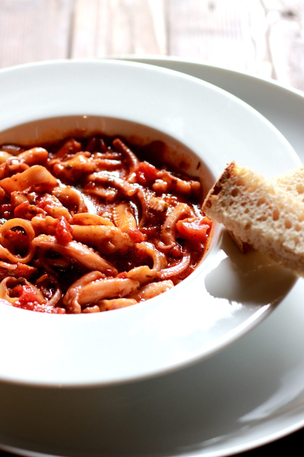 Moscardini alla diavola e la pace del&nbsp;mare.
